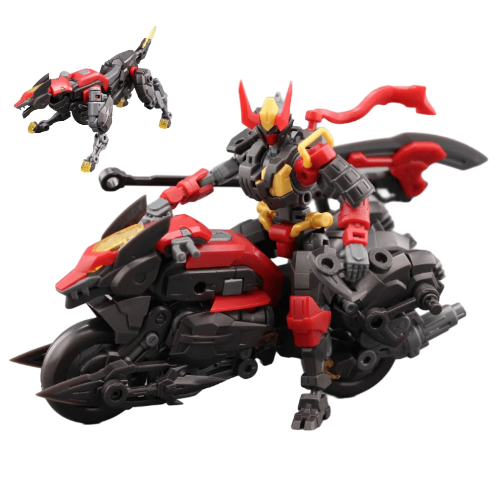 

In Stock Transformation Toy Number-57 Shadow Wolf 1/24 Mecha Assembly Model Motorcycle Action Figures Toys Collection Gifts