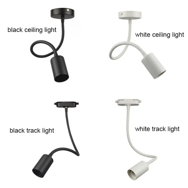 Track Light E27 Ceiling Track Lighting Flexibly Rotatable Light