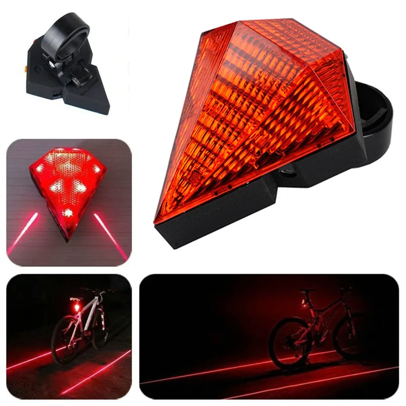 Ciclometa Detalles Luz trasera para bicicleta diamante 8 led 3