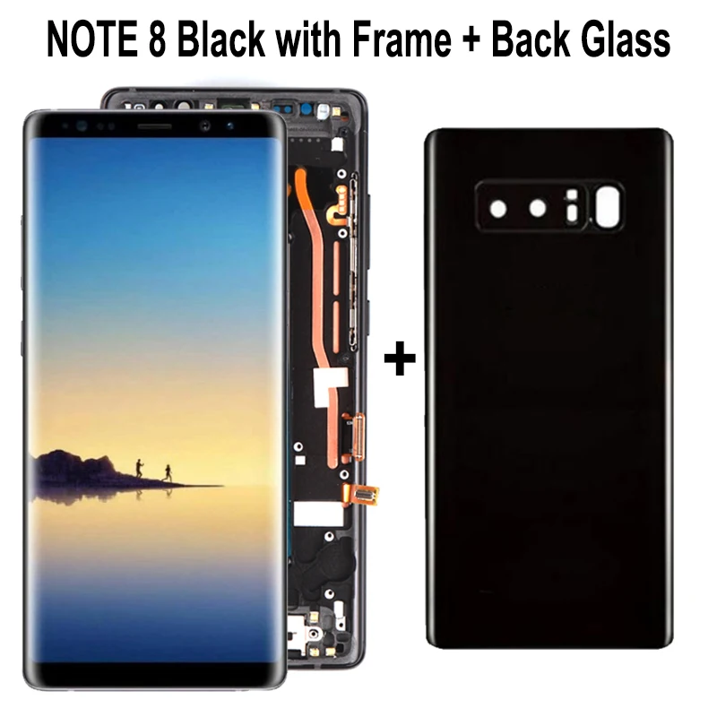 Top-notch quality AMOLED LCD touch screen with frame for Samsung