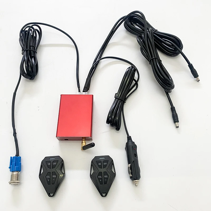 Universal Car Exhaust Valve Kit Bypass System Clamp Pipe Connect Remote Controller Switch Button Adjustable Modification Kit