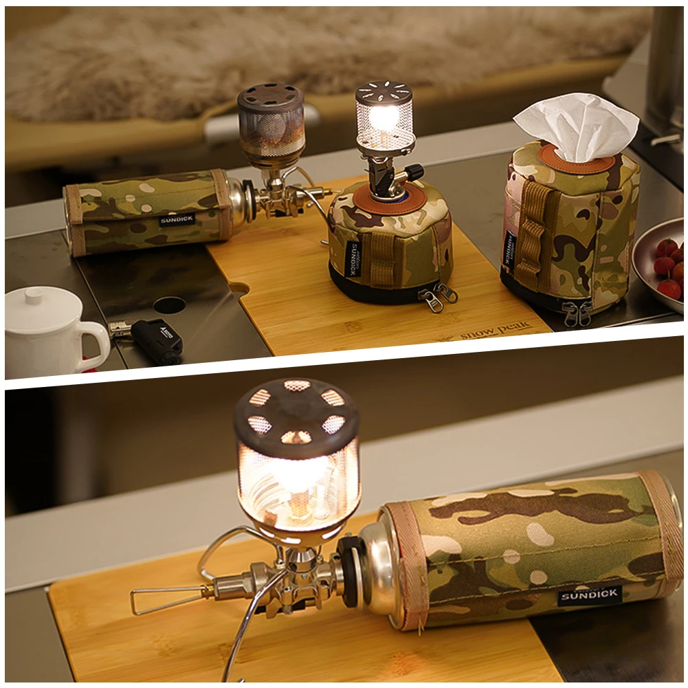 230/450ml Camping Gas Tank Case BBQ Gas Canister Protective Cover Picnic Fuel Cylinder Protective Bag Outdoor Camping Equipment