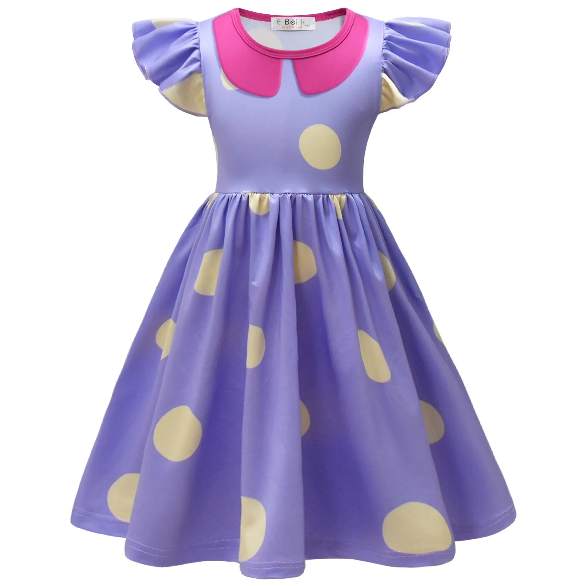Inside Out 2 Joy Cosplay Costume Princess Dress Accessories For Girls Halloween Christmas Carnival Birthday Happiness Dress Up