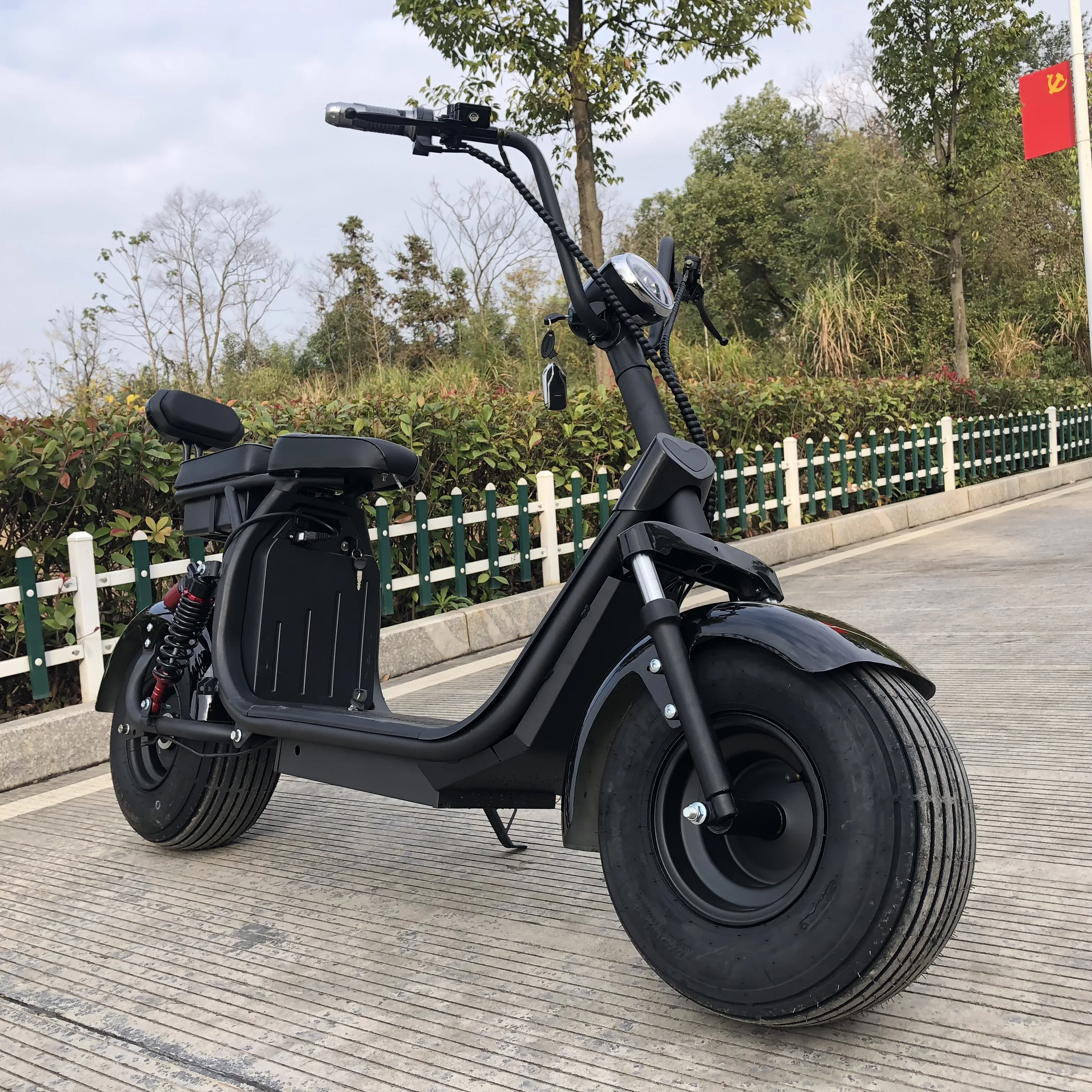 

Double battery 20AH Electric motorcycle citycoco 2 wheel electric scooter 2000W with optional configuration X7