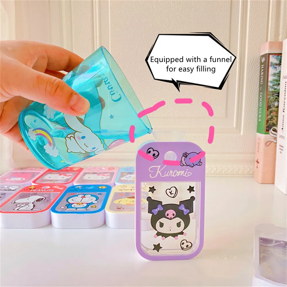 

Sanrio My Melody парфюмерный спрей Kuromi бутылка Косметическая игрушка Hello Kitty понравило мелодия Kuromi дорожный портативный пресс
