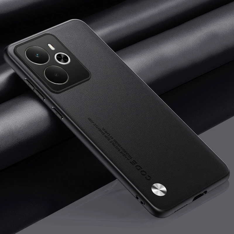 Luxury PU Leather Shockproof Silicone Phone Case - Full Protection Cover