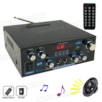 AK55 Digital Sound Amplifier for Car Bluetooth 5.0 Audio Amplifier for Home Karaoke Channel 2.0 HiFi Stereo Car Subwoofer AMP 2