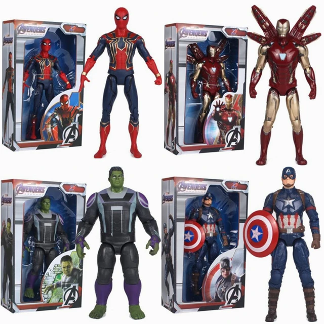 Captain America Action Figures  Spiderman Figure Titan Series - Hero Series  Captain - Aliexpress