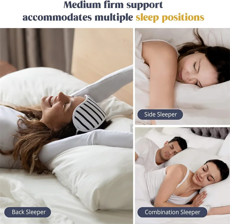 Goose Feather Down White Pillow Inserts 5 Stars Hotel Soft Bed Pillows for Sleeping Neck Spine Protection Slow Rebound Pillow 4