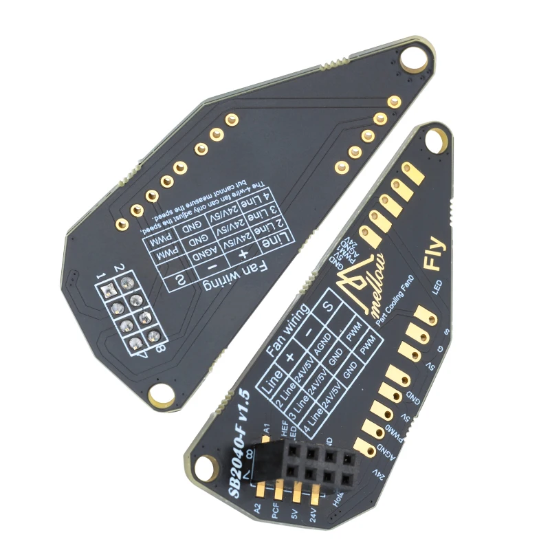 Placa Fly-sb2040 v2 Suave para Voron 2.4 r2 Trident Stealthburner Extrusora Cw2 Klipper Hotend Canbus Headtool Pt1000 Pt100 Pt100 - Imagem 3