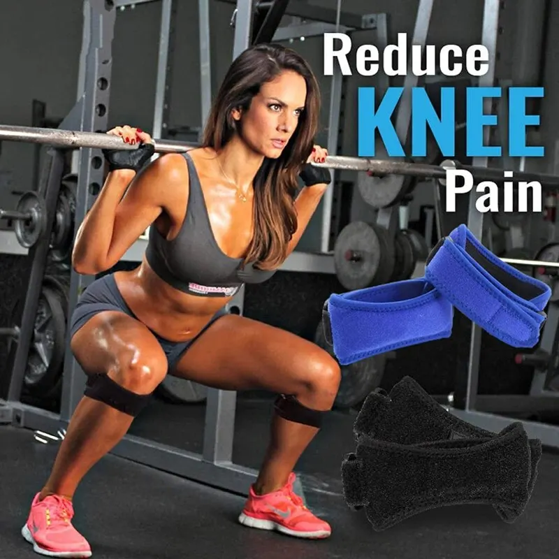 Knee Support 1pc Adjustable Patellar Tendon Pressurized Badminton Running