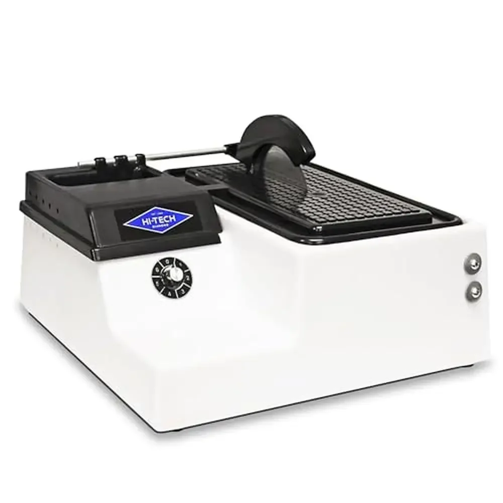Portable 6" Lapidary Trim Saw with 2 Diamond Blades High Performance Rock Cutting Machine