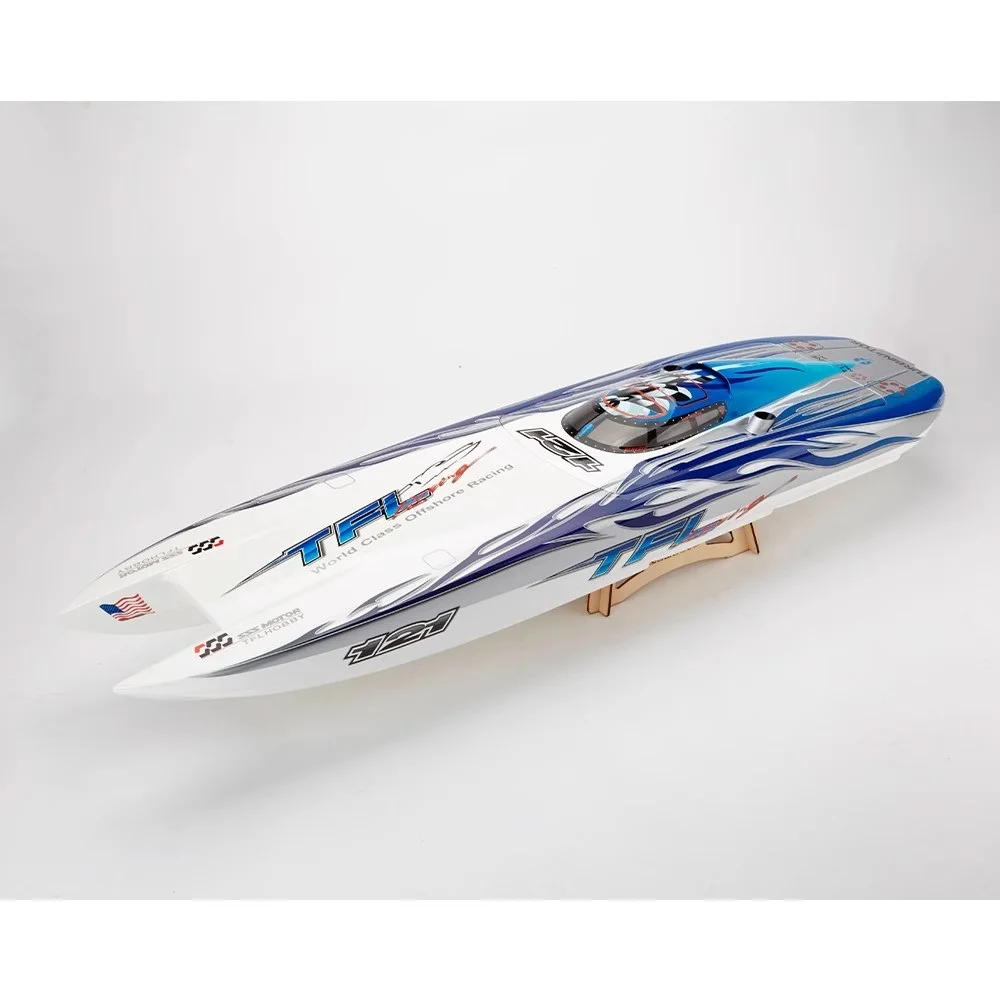 TFL 1122 Genesis Catamaran Fiberglass Electric Brushless RC Racing Boat with Single 3674 /4082 Motor and 120A/180A ESC 6