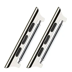 Premium Stainless Steel Watch Band Adapter Connector - 38mm 40mm 41mm (Sliver)