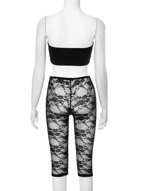 Nichole Strapless Mini Tube Capri Set 6