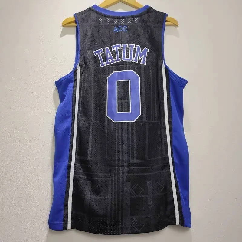 Basketball Jersey Men Women Oversize 0 Tatum Duke University Embroidery Sewing Breathable Sports High Street Hip Hop Sportswear basketball jerseys