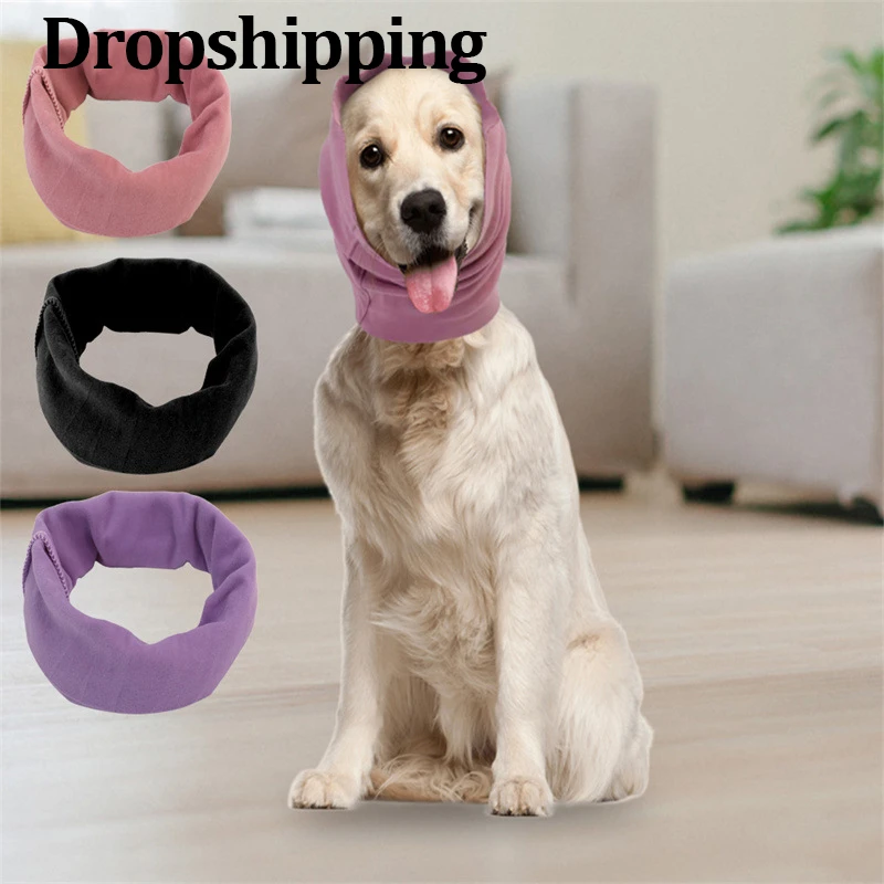 Dog Earmuffs Dog Grooming Earmuffs Warm Antinoise Headgear Washable