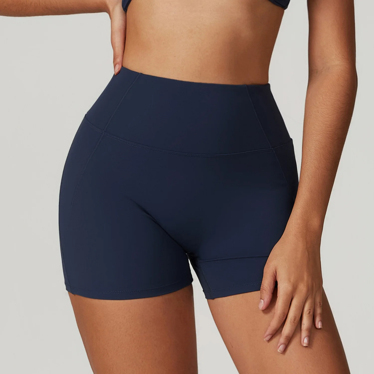Summer Yoga Shorts Women Fitness Shorts Running Cycling Breathable Sports Leggings High Waist Workout Gym Push Up
