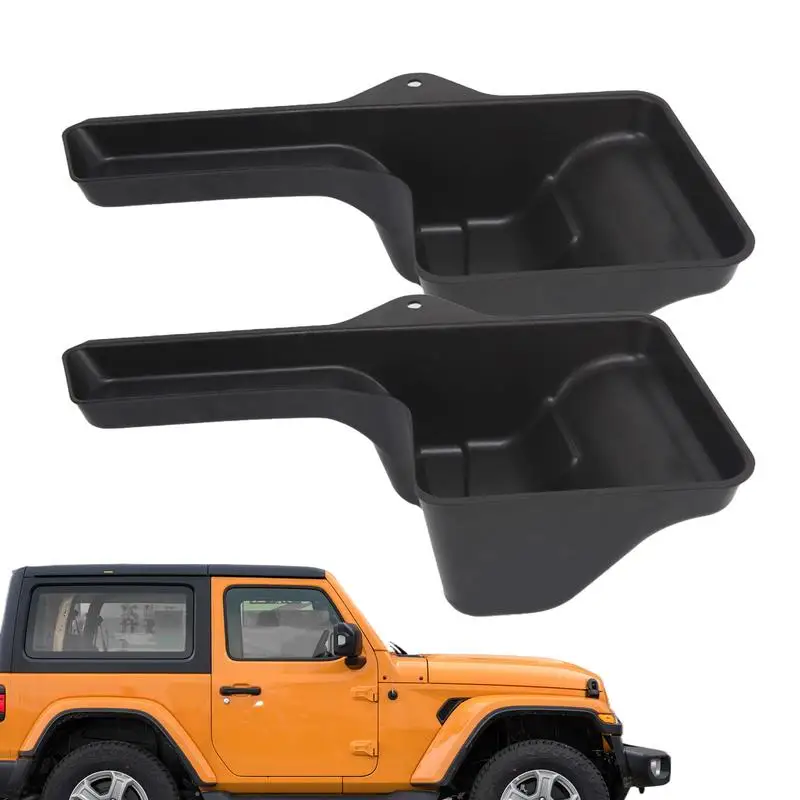 

Rear Trunk OrganizeDurable Waterproof Odorless Trunk Storage Bins with a Drive Side Wheel Well Storage Bin Tray and Car Tailgate
