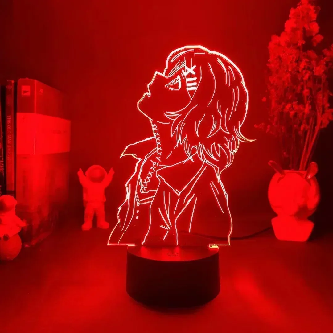 3D LED Night Light - Tokyo Ghoul Kaneki Ken Anime Lamp