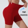 83980-373043.jpg Short de Yoga taille haute sans couture pour femmes, Sexy, contrôle du ventre, Leggings courts de gymnastique, respirant, Short d'entraînement de course