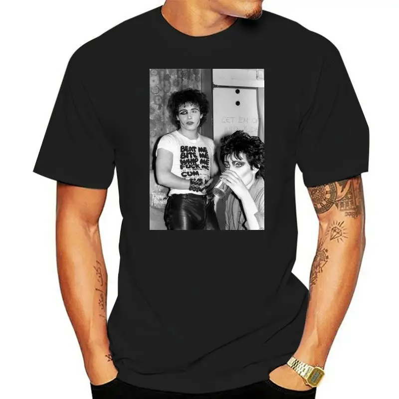 Maglietta Da Uomo Adam Ant E Siouxsie (E The Banshees) In Bianco