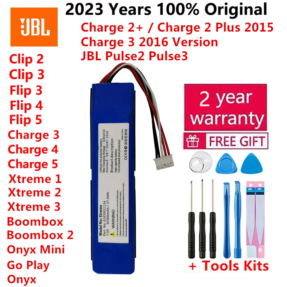 2023 Batteria Altoparlante Originale Per Jbl Charge Flip Pulse Xtreme 1 2 3 4 5 Per Harman Kardon Go Play Onyx Mini Special Edition