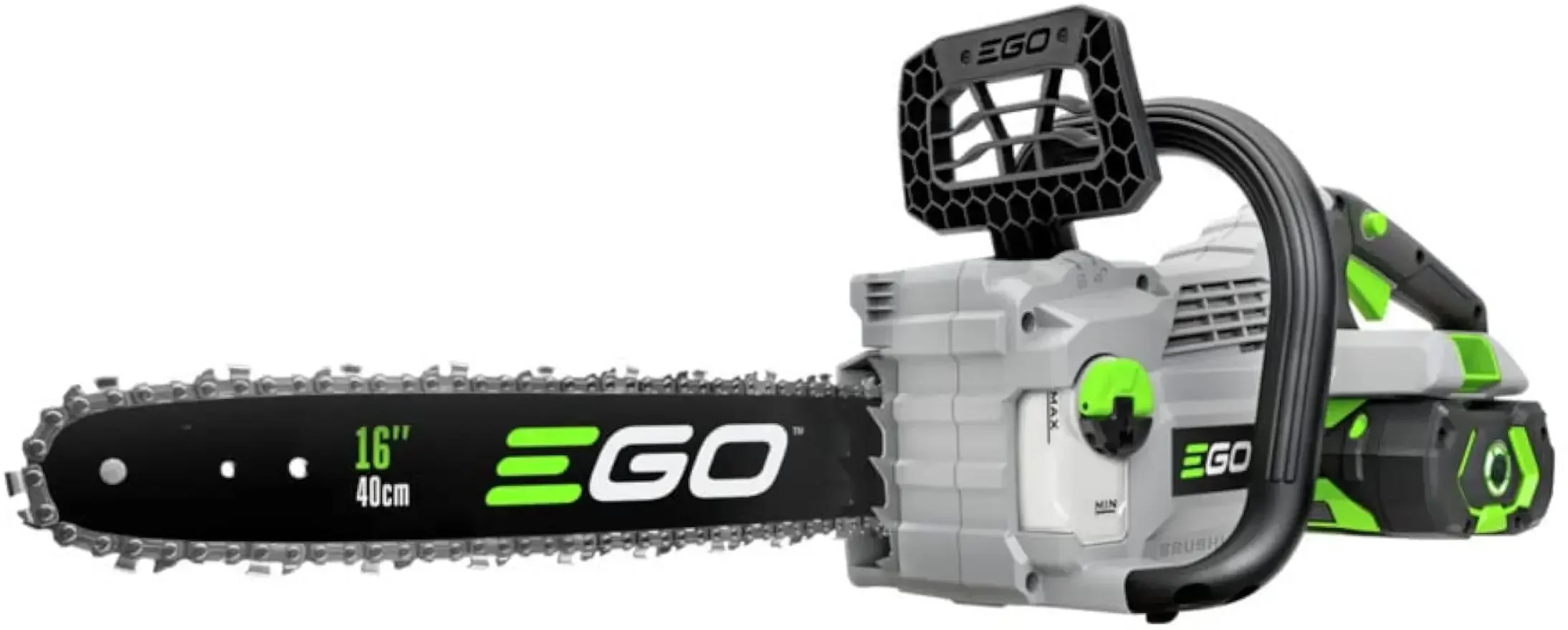 USA CS1611 16-Inch 56V Lithium-ion Cordless Chainsaw-Battery and Charger Included, Black