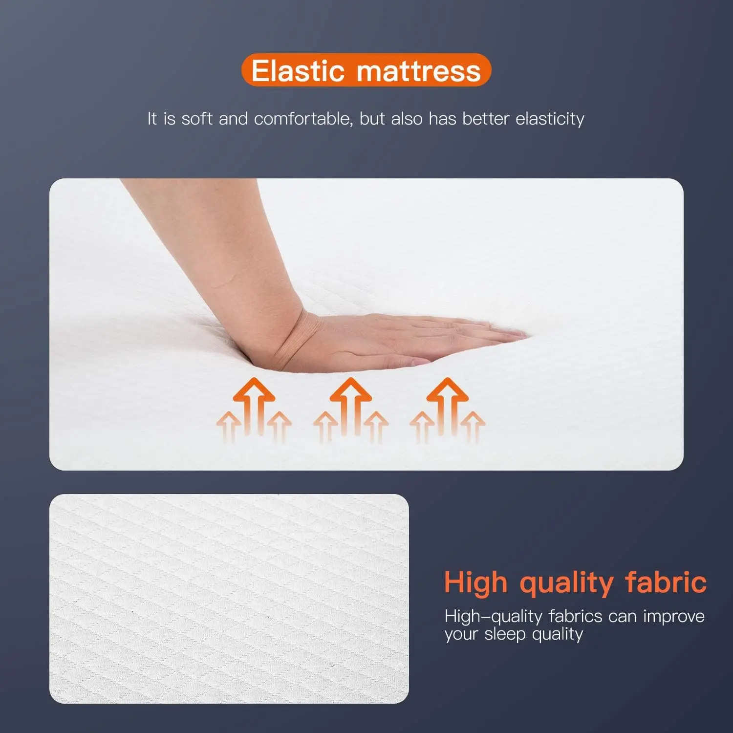 8 inch Twin Mattress Gel Memory Foam Mattress for Cool Sleep & Pressure Relief, Medium Firm Mattresses  Certified/Bed-in-a-Box/P 6