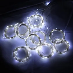 Twinkling LED Curtain Fairy Lights - Enchanting Ambiance for Celebrations and Home Decor (White Light)