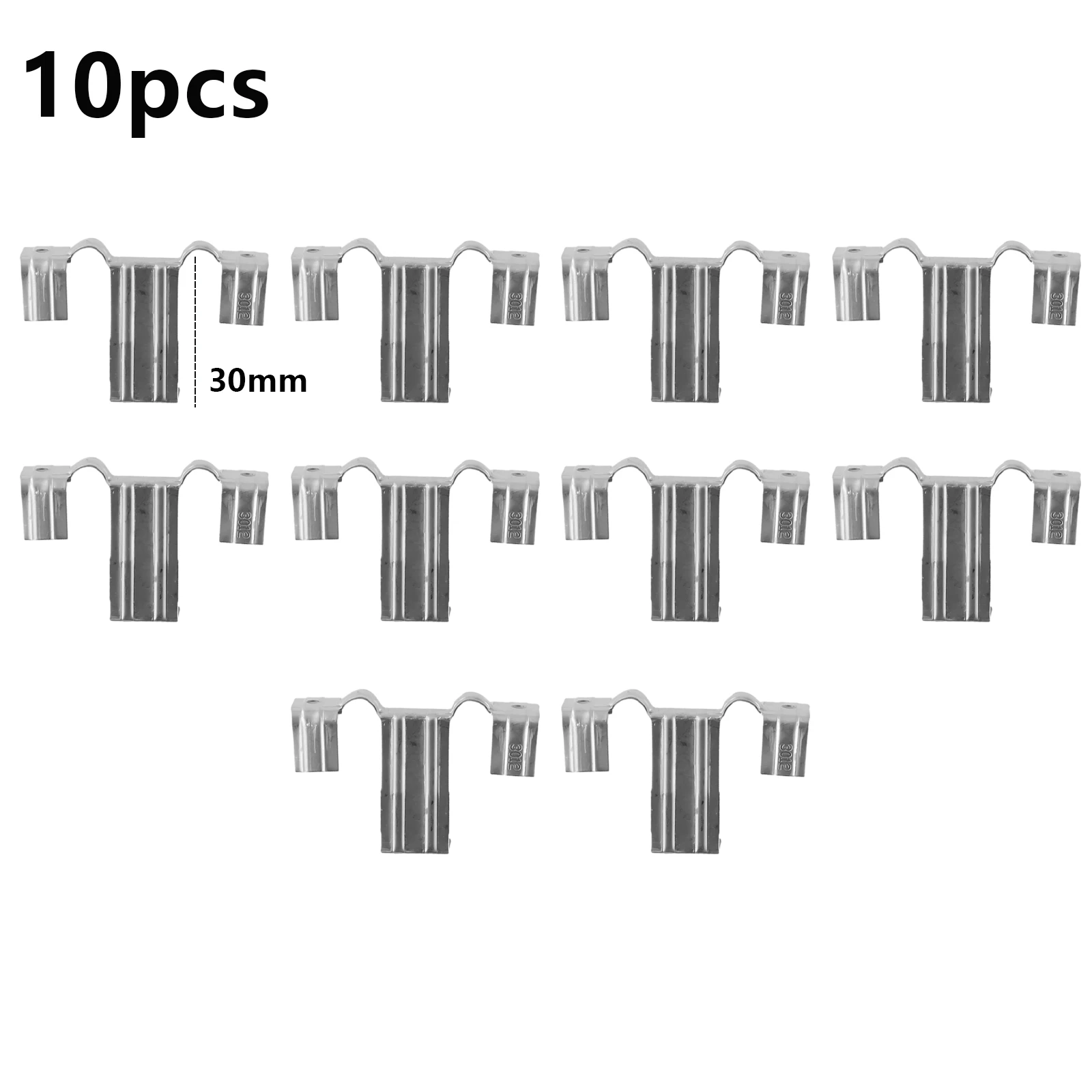 

10pcs 30/35/40mm Stainless Steel Solar Panels Photovoltaic Water Guide Mud Discharge Water Guide Clip Home Accessories