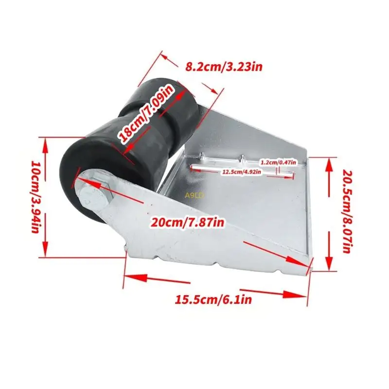조정 가능한 보트 트레일러 롤러 브래킷 빠른 장착 시스템 헤비 유형
