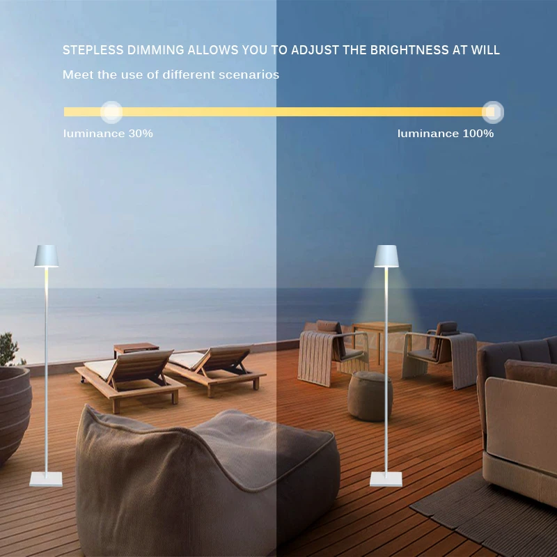 2023 annual minimalist version of the wireless floor lamp can be infinitely touch dimming suitable for living room cafe