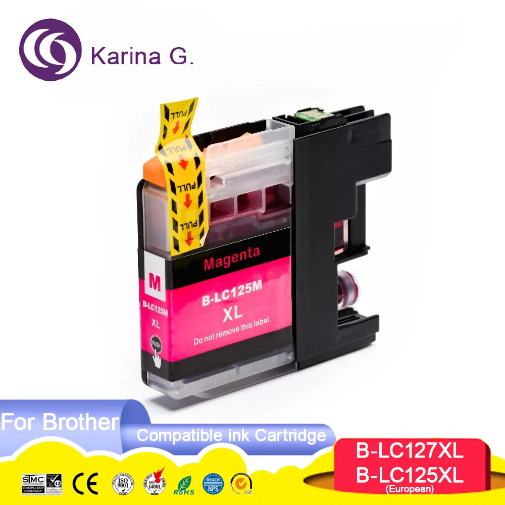 LC127 LC125 Premium Color Compatible Ink Cartridge for MFC-J4410DW/J4510DW/J461