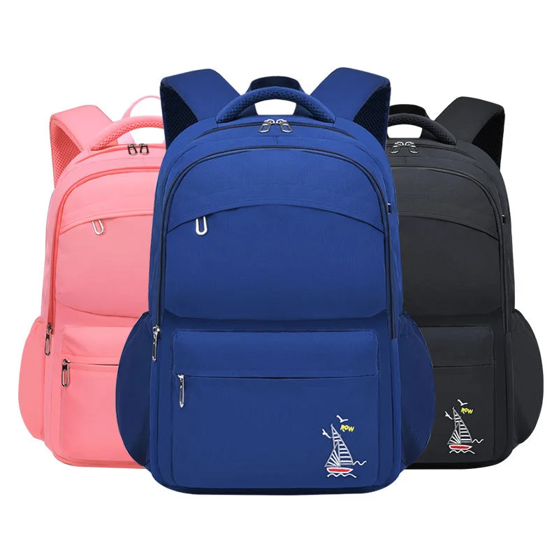 OYIXINGER 2024 High Quality Student Backpack Unisex Nylon Light Schoolbag Children's Large Capacity Satchel Boys Girls Bookbags