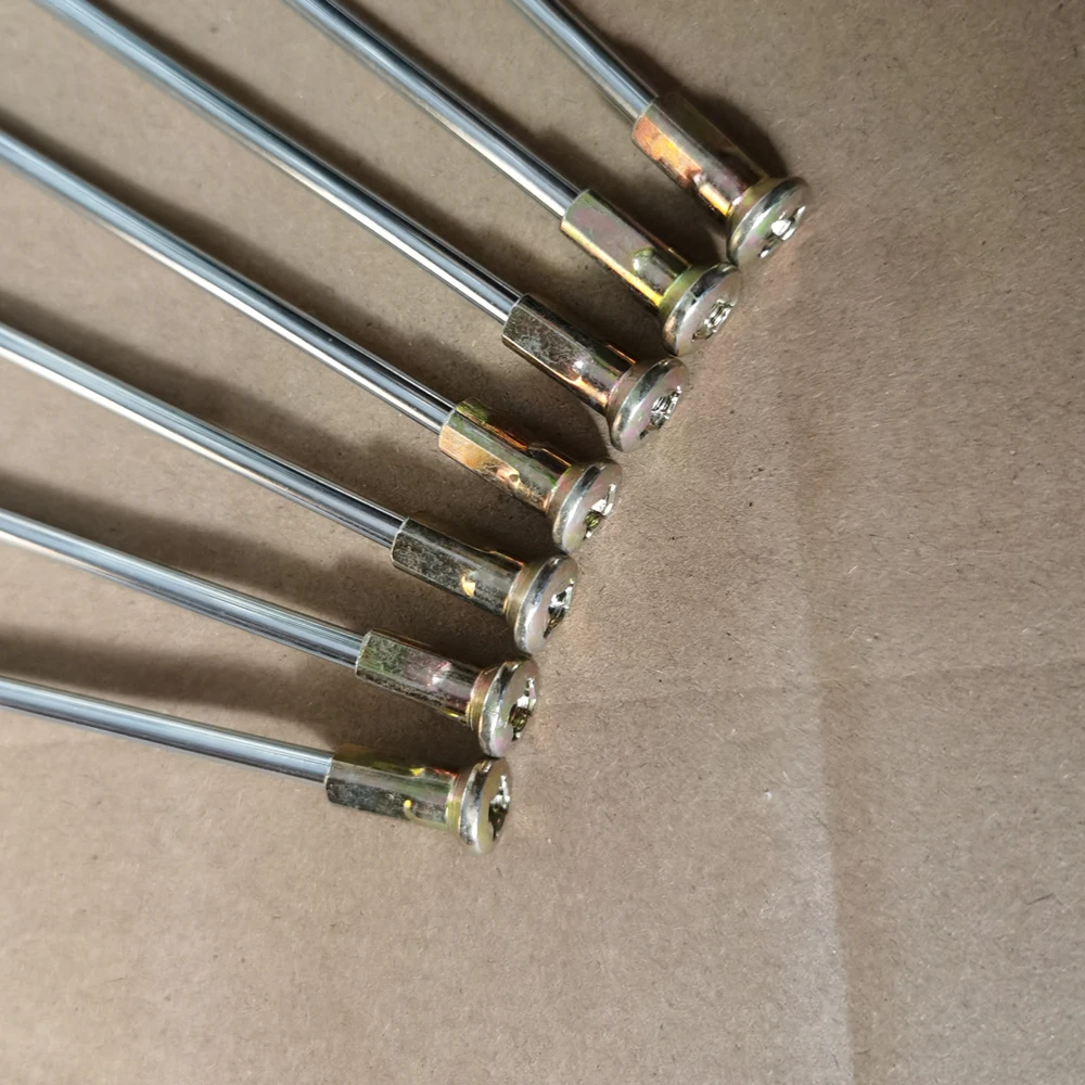 36pcs/lot 8G bicycle spokes 9K motorcycle spokes 3.5mm 4mm*124-235mm E-bicycle JH70 GN250 125