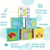 4/6pcs Early Learning Soft Blocks, EVA Leather Stacking Bath Toy, Six Different Sides Parent-Child Interaction, Birthday Gift 3