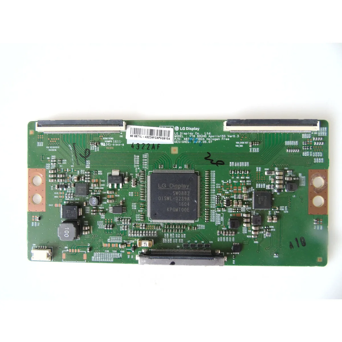 

Для Skyworth 60G6 60V8EV16 60UHD AP0LL015S VER0.3 логическая плата 6870C-0592A