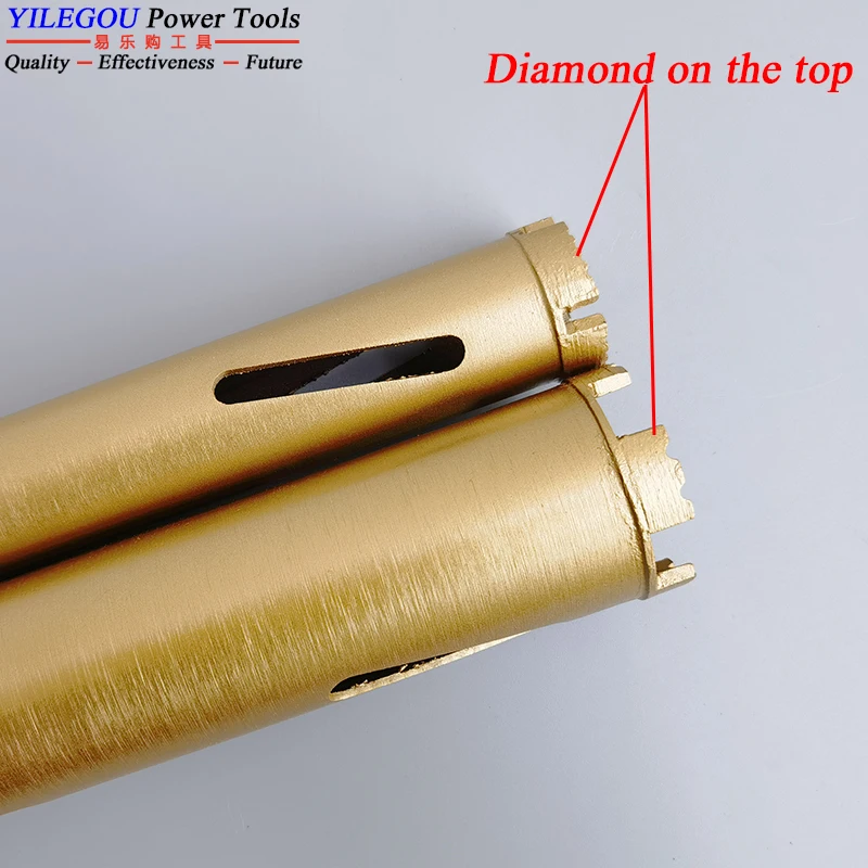 Diamond Core Drill Bit 32 40 51 56 63mm x 450mm Dry Wet For Brick Wall Steel Concrete Drilling Hole