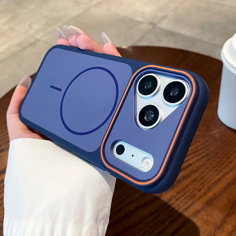 Matte Magnetic Magsafe-Compatible Phone Case with Wireless Charging Protection