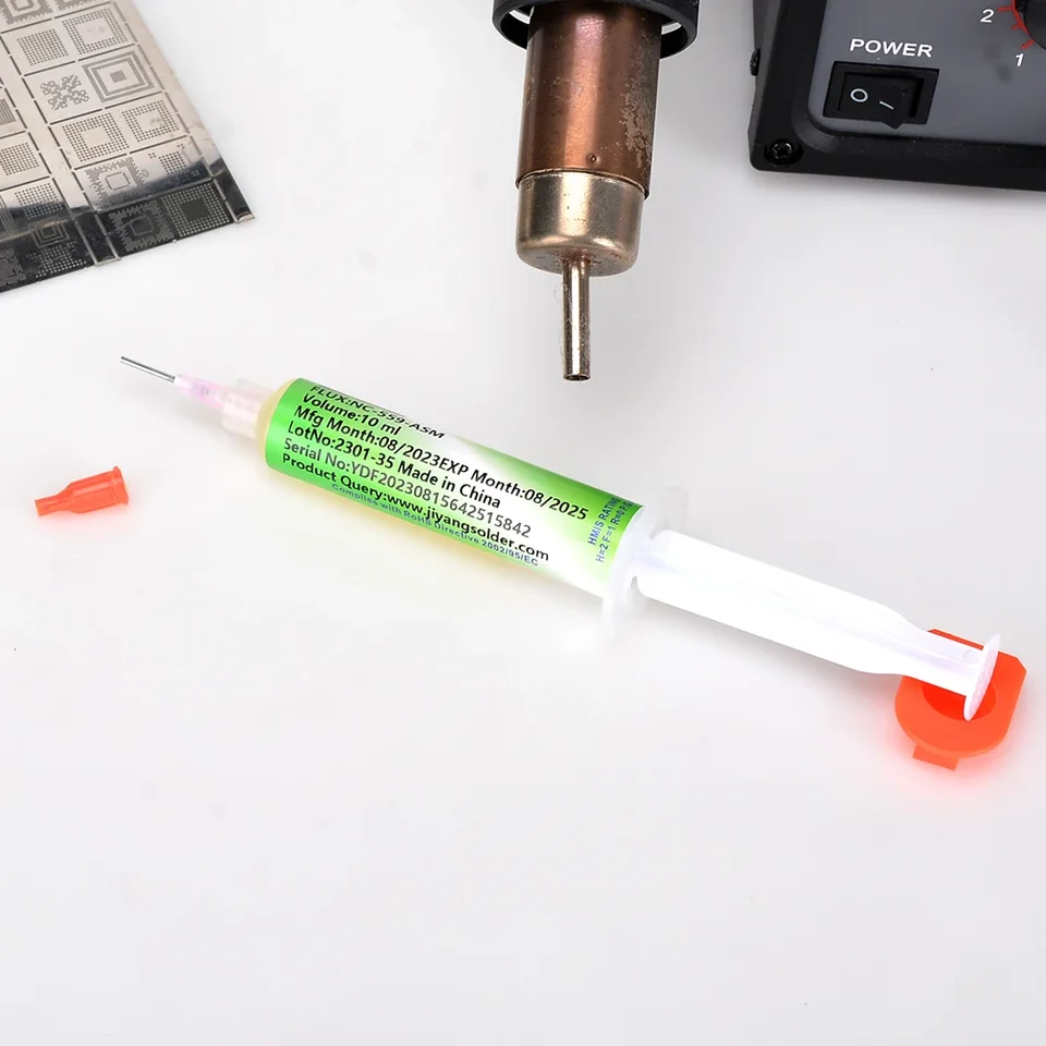 BGA PCB No-Clean Solder Welding Advanced Oil Flux Grease 10cc Soldering Repair Paste NC-559-ASM_voghion.com