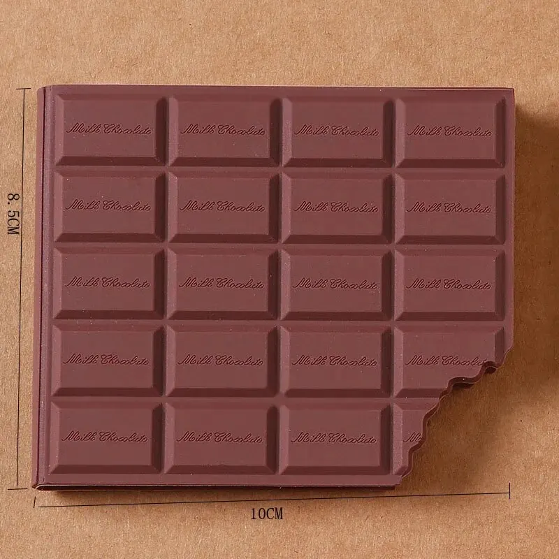 1pcs Cookie Memo Book Creative Stationery Notebook Chocolate Fragrance Mini Portable Notepad Funny Cute School Supply
