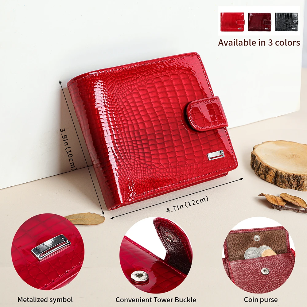 WESTAL Women's Fashionable Large Capacity Leather Wallet