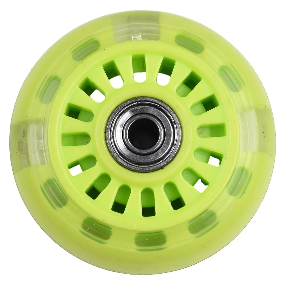 1PC Flash Rad Stumm Rad Für Blinklicht Auto Spielzeug Rad Kinder Roller Rad Blinkende Beleuchtung Rad Zubehör – Detail 1