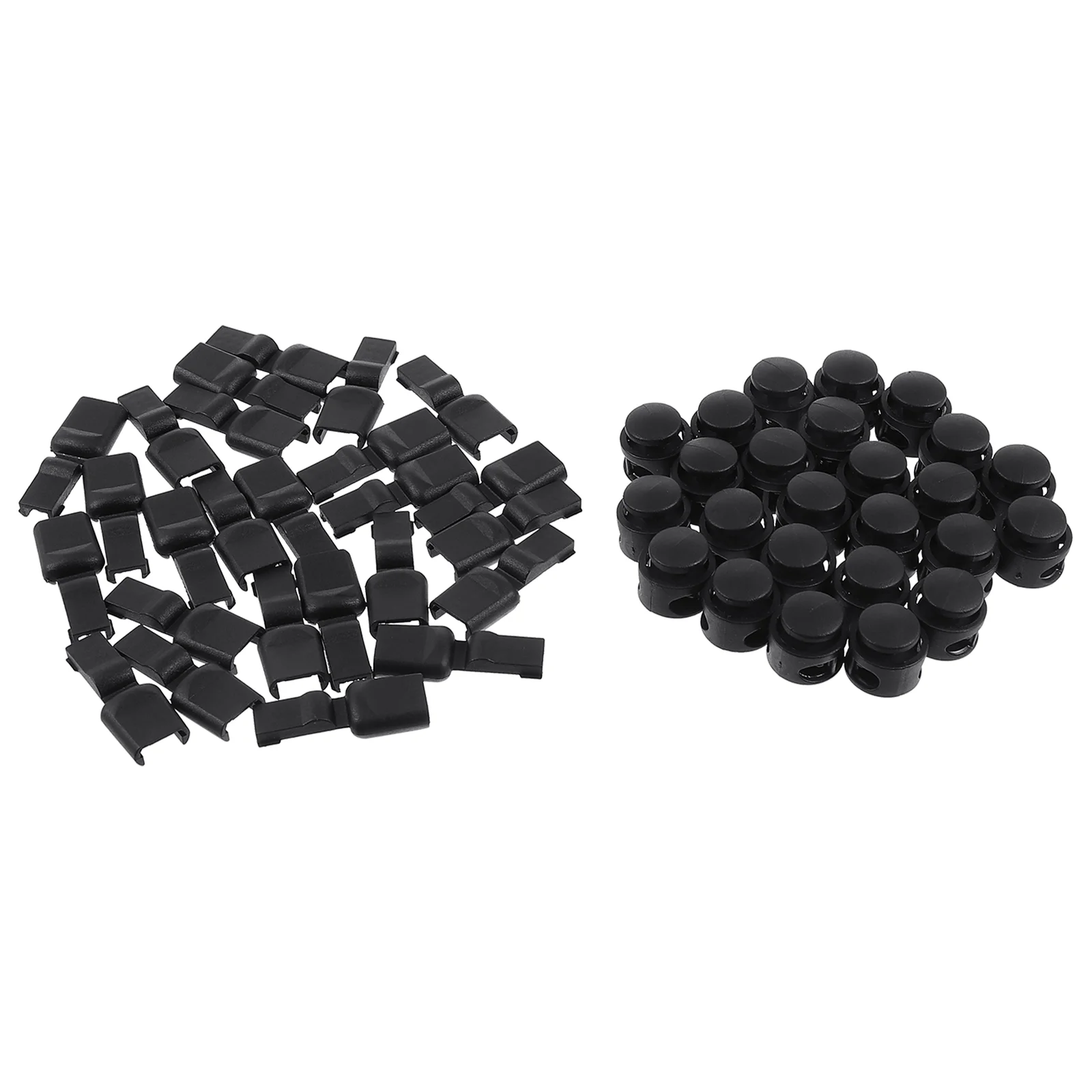 

Ball Earrings Shoelace Cord Lock for Shoes Buckle Locks DIY Lanyard Plastic Clips Spring Fixing Rope Supply