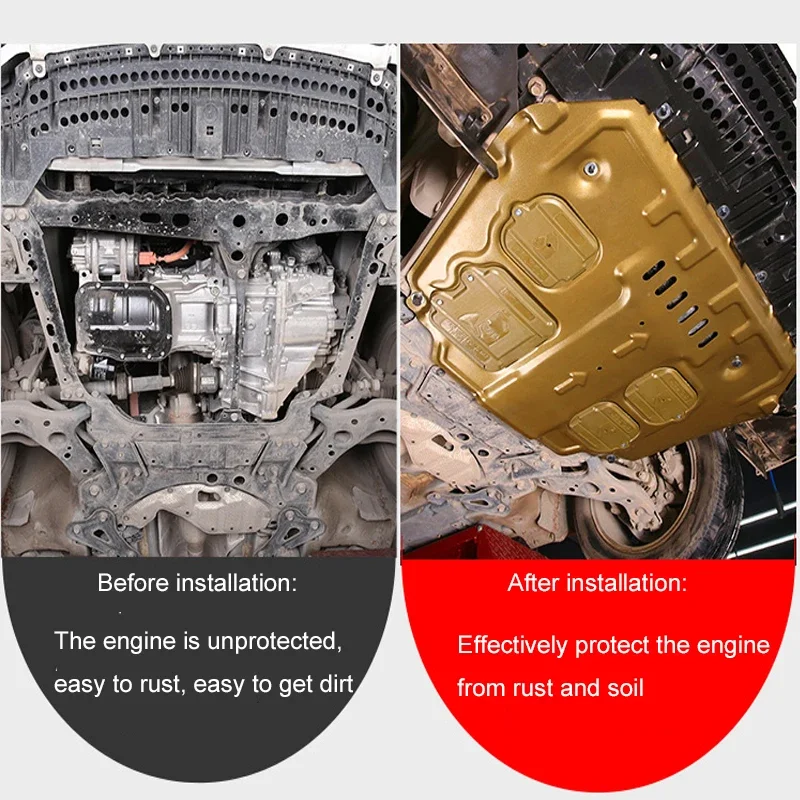 For Chery Jetour Dashing 2023 2024 Engine Base Guard Shield Splash Mud Flap Gear Box Under Fender Cover Board Plate Accessories