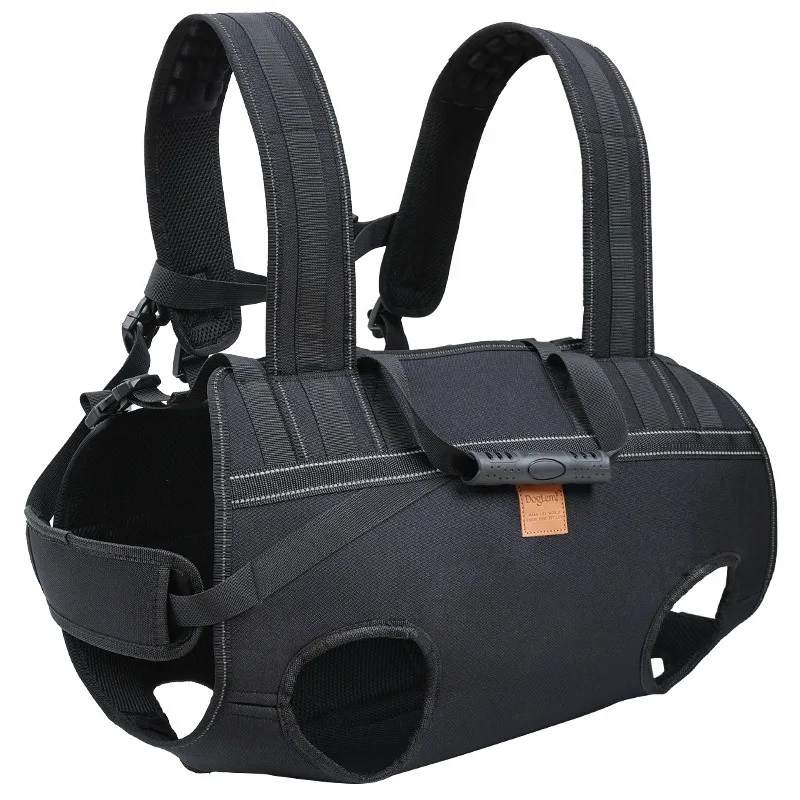 Pet Large Dog Backpack Multi Functional Outdoor Bag Walking Assistance Stretcher Disability Assistance Wrap pet carrier bag pet carrying bag pet backpack dog walking bag