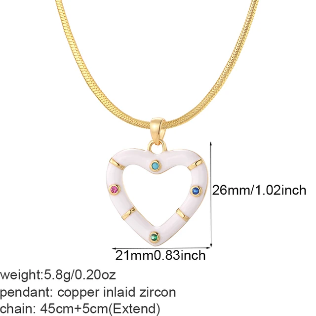 Cute Heart Star Necklace for Women Boho Evil Blue Eye Pendant Gold Color Stainless Steeel Long Chain Collars Butterfly Choker 6