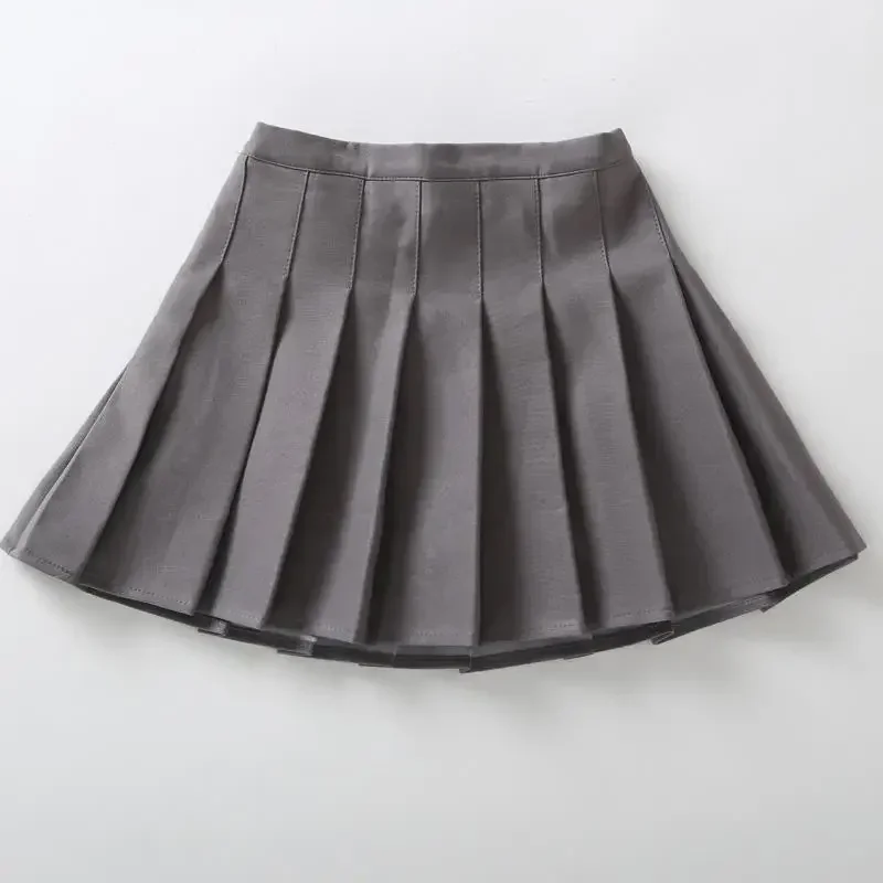 Children Summer Skirts Girls Mini Skirts Vintage Pleated Skirt Korean Tennis Short Student Uniform Skirts Harajuku Kawaii Skirt 2