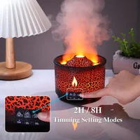 Volcanic Flame Air Humidifier Essential Oil Aromatherapy Machine Suitable For Home Rooms Jellyfish Mist Fumigation Steamer 2